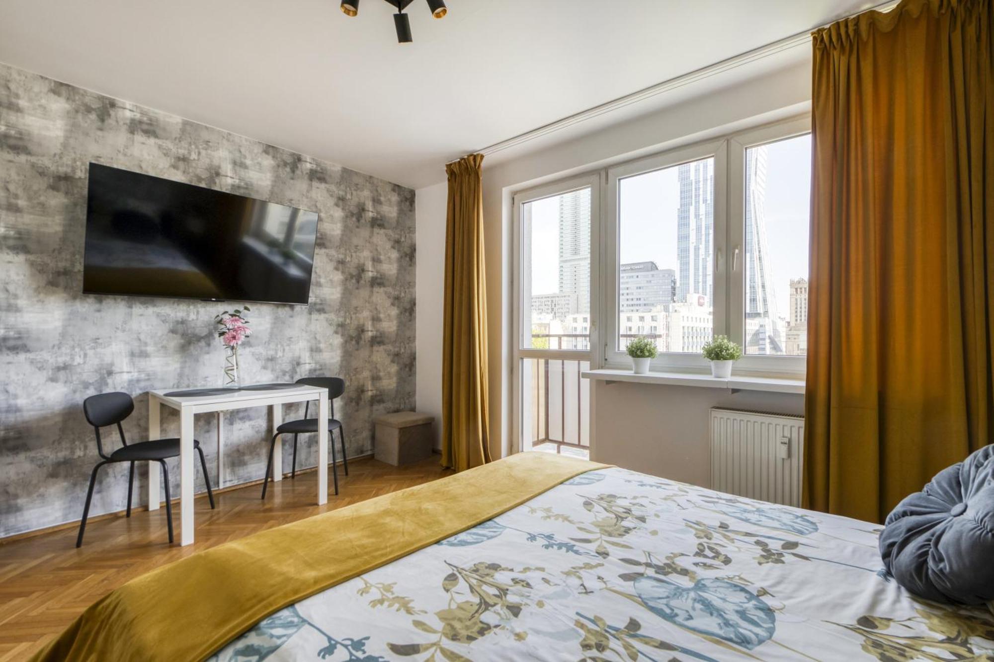 Super Central, Amazing View! 55"Smart Tv & Fast Wifi Varšava Exteriér fotografie